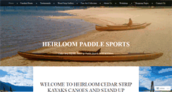 Desktop Screenshot of heirloomkayak.com